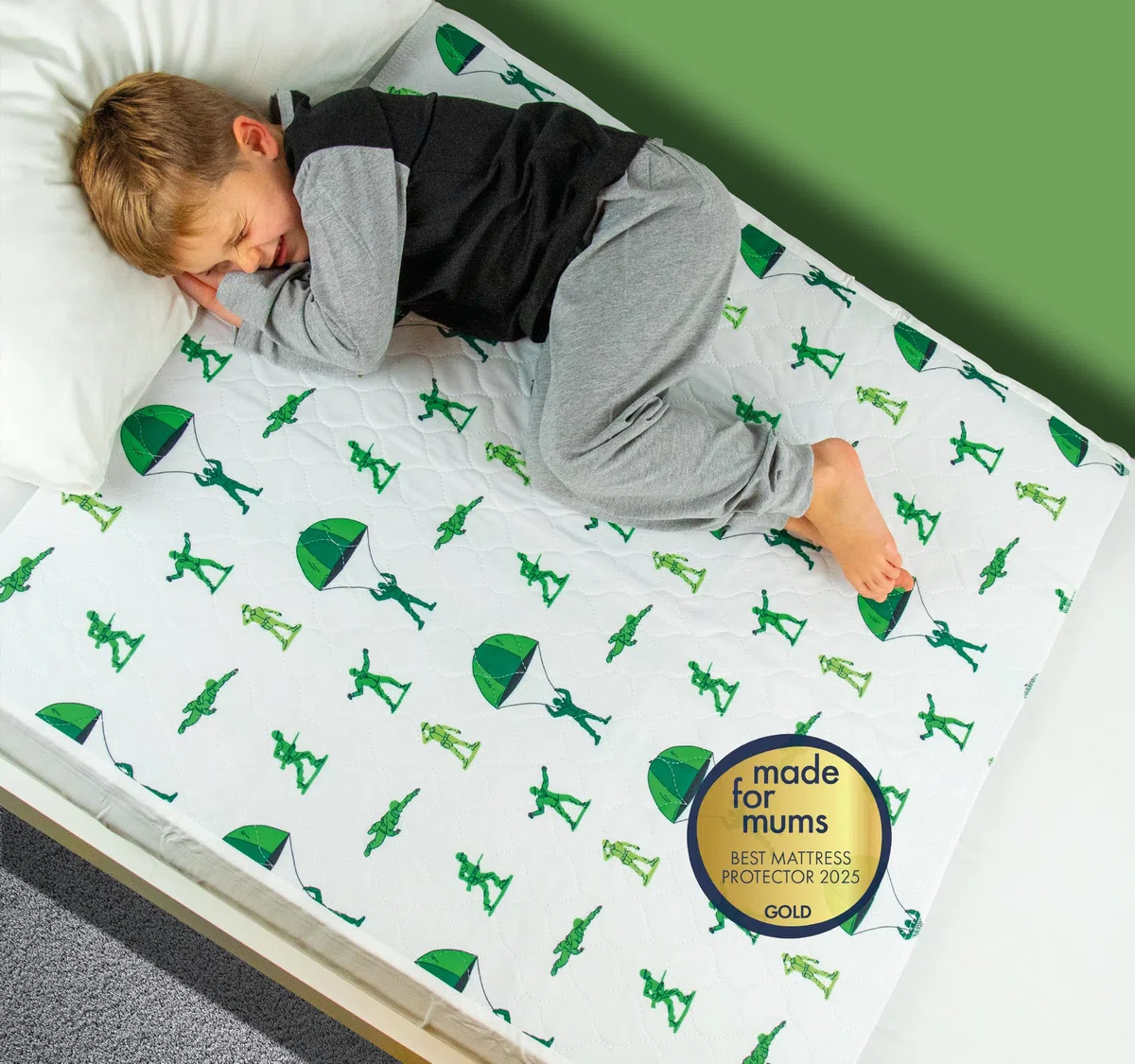 Almohadillas de entrenamiento para ir al baño | Protector de colchón 100% impermeable | Sábanas para mojar la cama, tamaño se adapta a camas individuales y niños pequeños | Alfombrilla