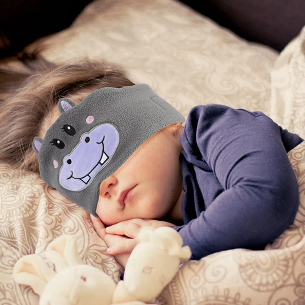 Diadema de Animales Auriculares Bluetooth InaláMbricos de Terciopelo Suave con MicróFono Diadema Bluetooth con Altavoz Delgado Antifaz para Dormir,E