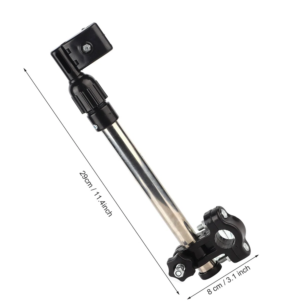Soporte de acero inoxidable para silla de ruedas para silla de ruedas, cochecito de bebé, soporte de paraguas para silla plegable