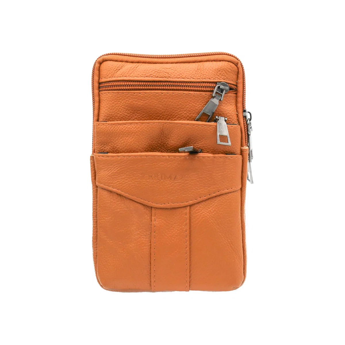 Zerimar Bandolera Pequeña Piel Natural | Bolso Bandolera Hombro Cuero | Bandolera Cuero Casual | Bolso de Mujer y Hombre | Medidas 18x12x4 cm
