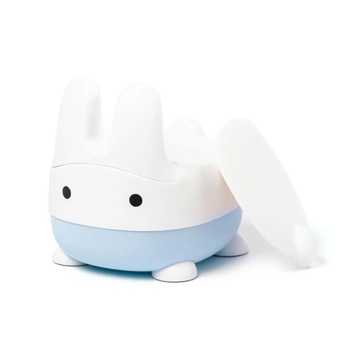 ATAA Orinal Infantil Rabit - Azul- Orinal para niños con Forma de Conejo, baño para niños y niñas con Tapa Desmontable, WC Infantil Ideal para Dejar el pañal
