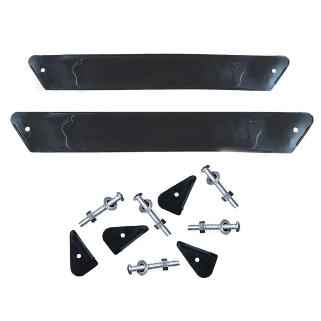 Un juego de reposapiés de repuesto para cochecito de bebé, ajustable, extensión de estribo y accesorios para asientos de cochecito, conectores para cochecito de bebé (37 cm)