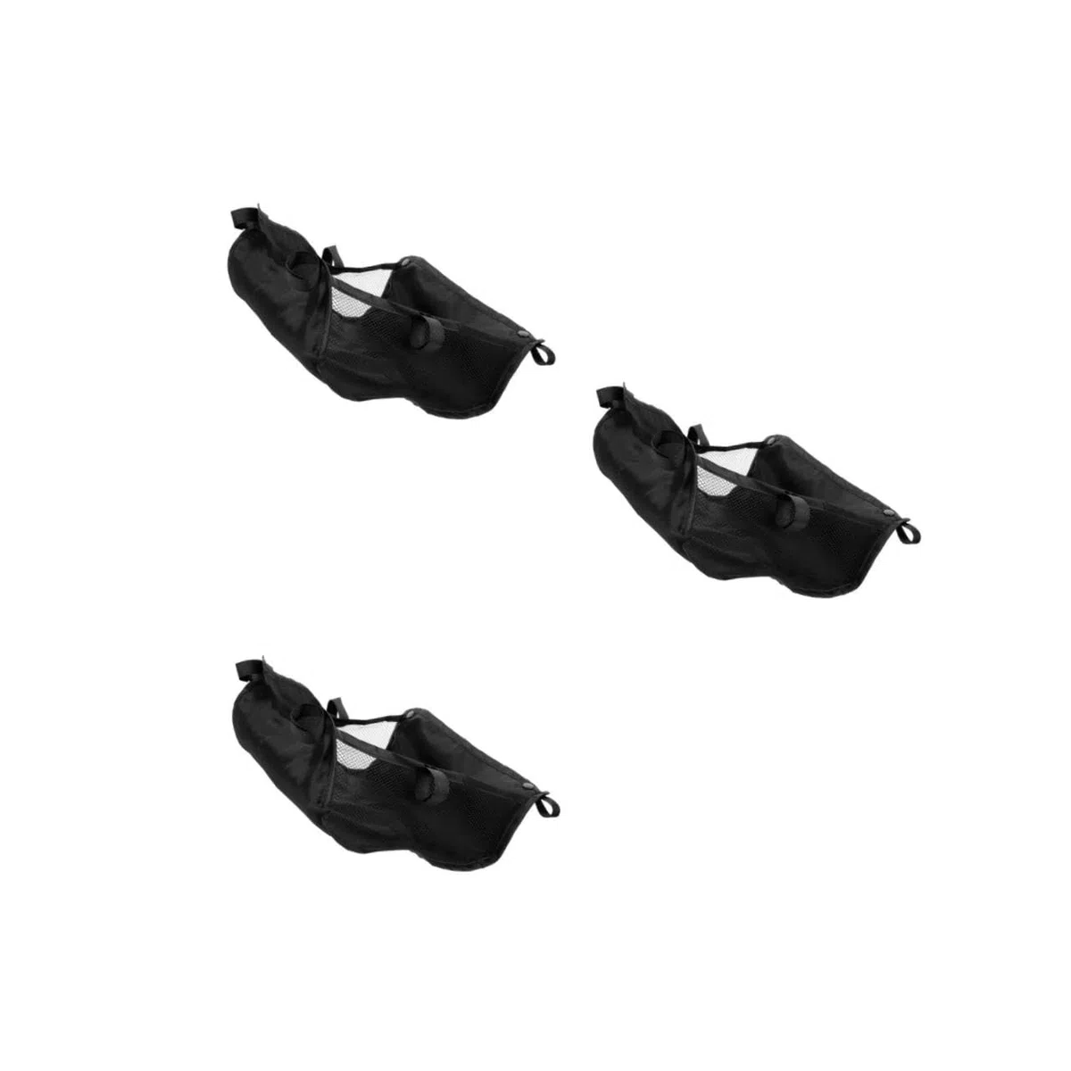 BESPORTBLE 3 Piezas Cesta para Carrito de Bolsa Organizadora Inferior para Cochecito Cesta de Almacenamiento Espaciosa y para Accesorios