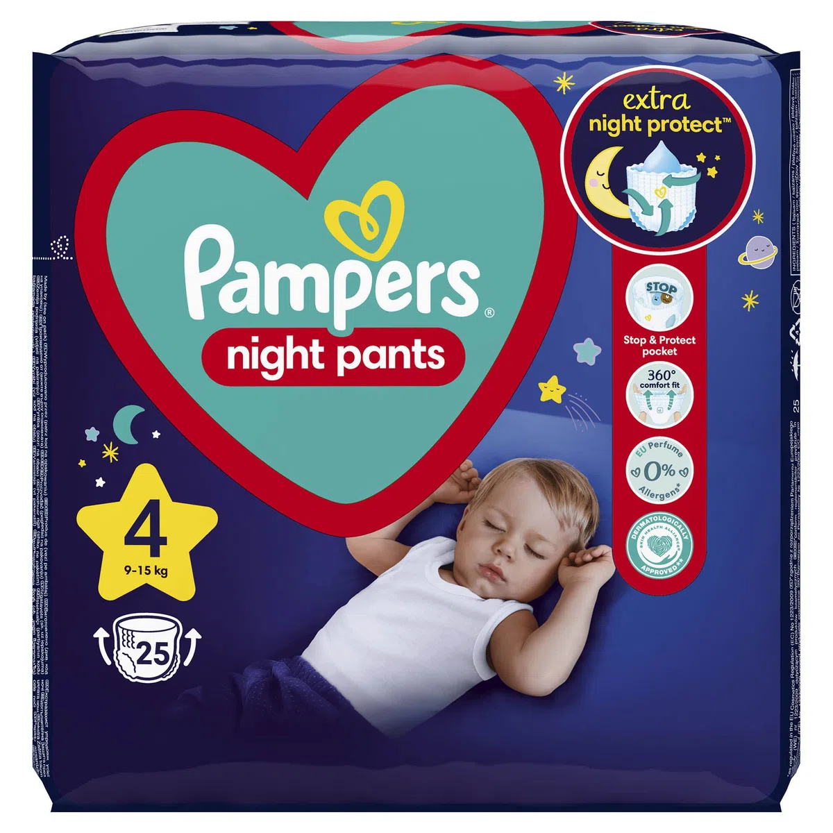 Pampers Pantalones De Noche Pañales De Pañal, 4