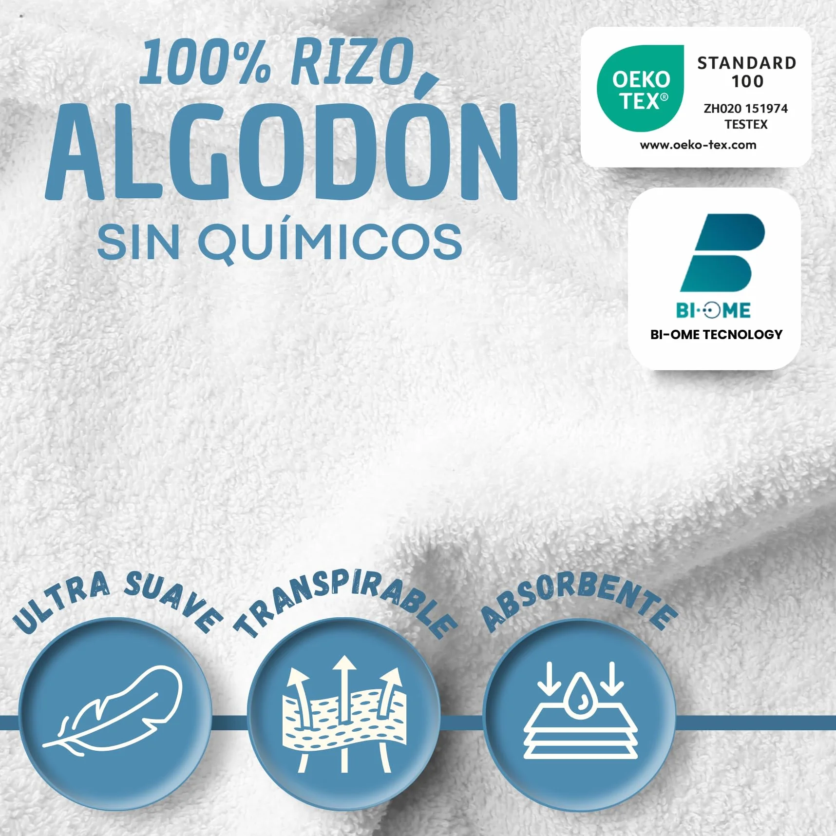 2 Protectores Colchón Cuna 100% Algodón 60x120 Impermeable Transpirable Antiácaros – Protector Cubre Colchon Cuna Ajustable Certificado OekoTEX y BI-OME® Technology- Funda Protectora Hecha En España