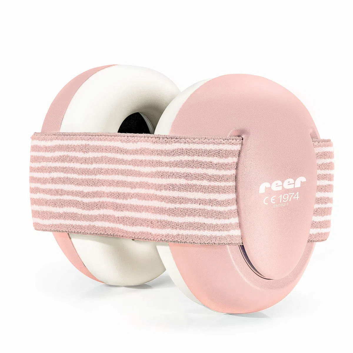 Reer 53063 Silentguard - Protectores Auditivos Para Bebés (suaves Y Ligeros, Para La Cabeza Sensible Del Bebé), color Rosa, Talla única, 1000 ml