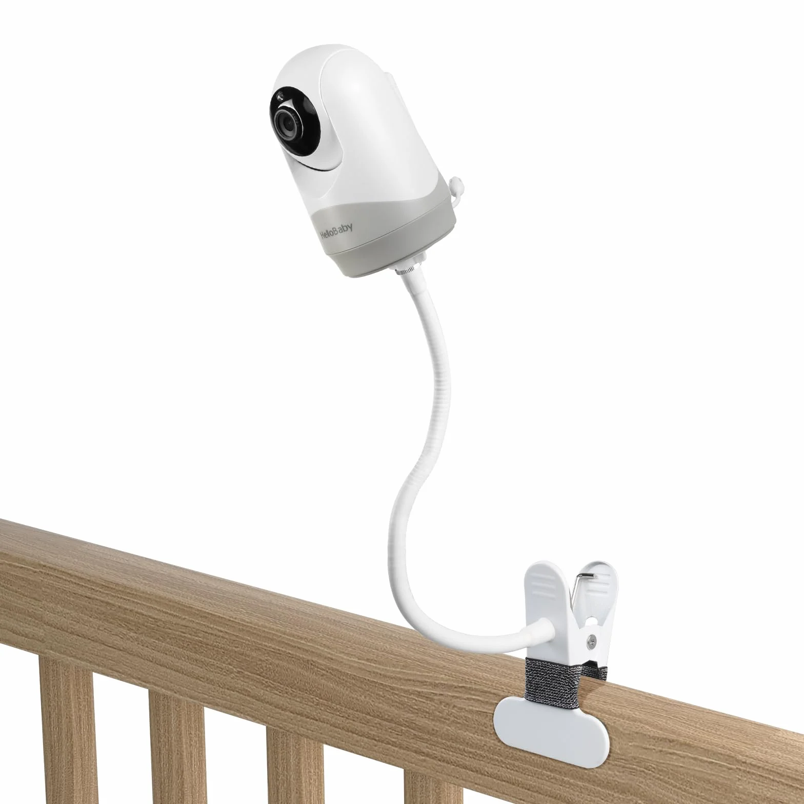 Soporte para monitor de bebé para monitor de video Hello Baby, soporte flexible para cámara de bebé, soporte de cámara de bebé para cuna, compatible con monitor de bebé HelloBaby