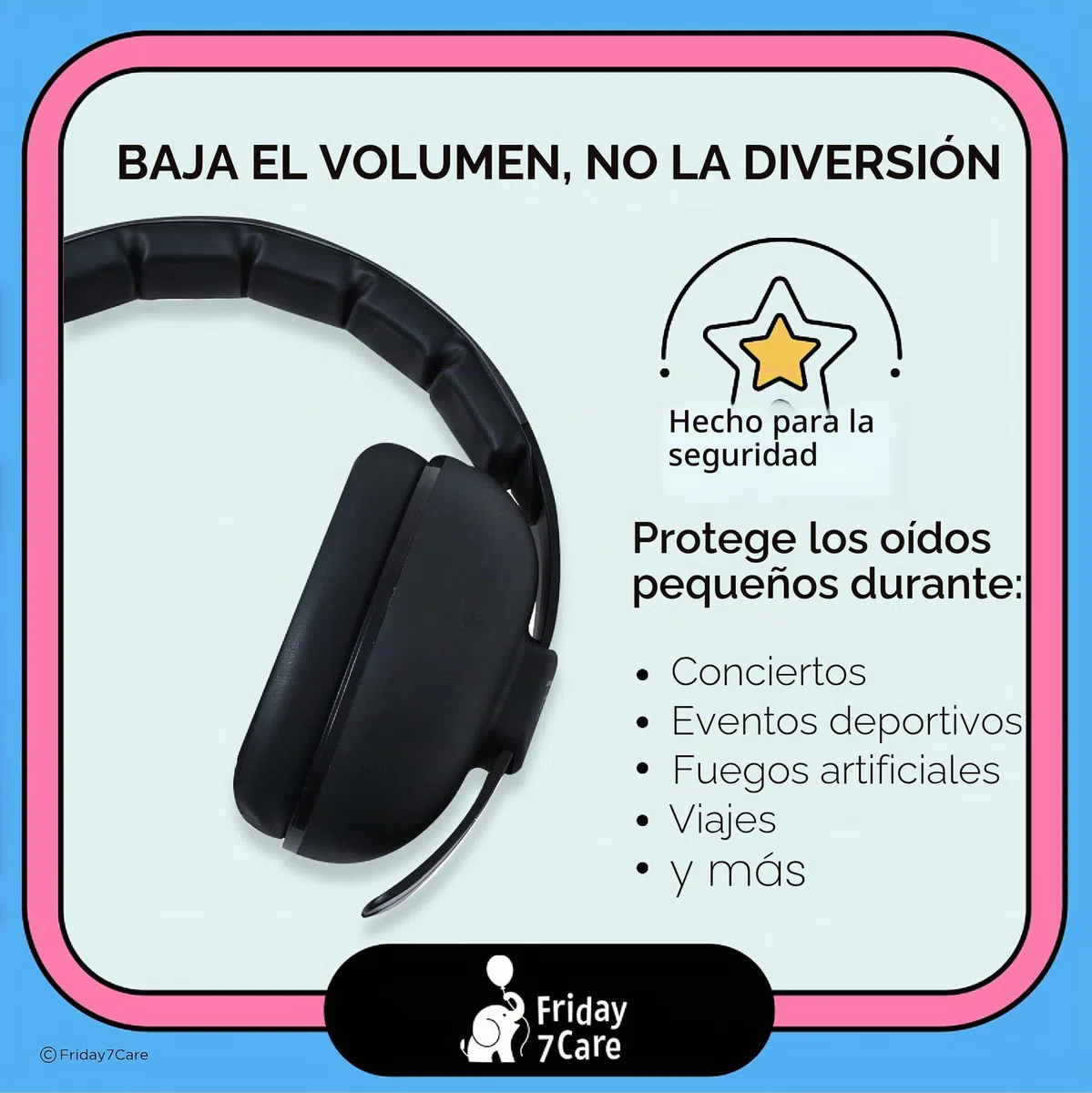 Fridaybaby - Protección para los oídos para bebés (0 - 2+ años)