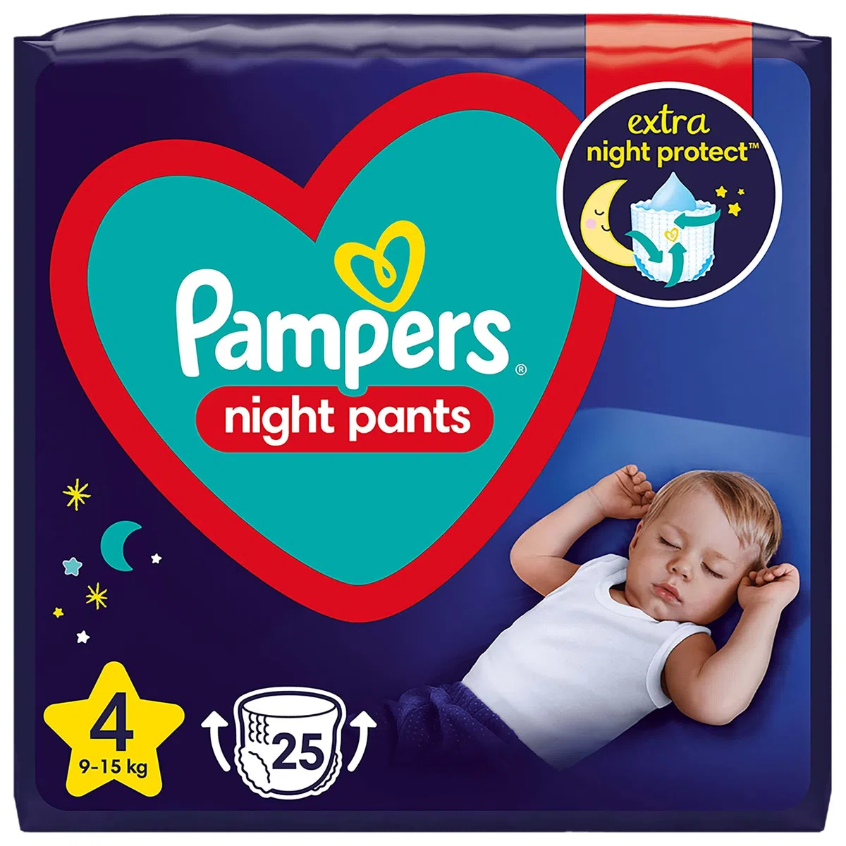 Pampers Pantalones De Noche Pañales De Pañal, 4