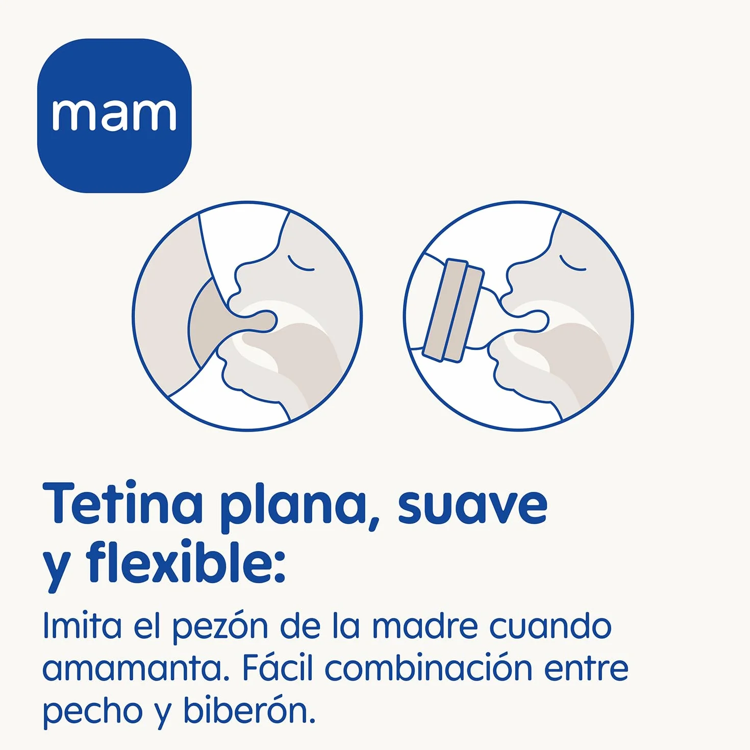 MAM Pack 2 Biberones Anticólicos, a partir de 4 Meses, 320ml, con Tetina 3 Flujo Rápido de Fácil Aceptación, Autoesterilizable y Fácil de Limpiar, MAM Easy Start Anti-Colic, Azul Mate, Pack de 2uds