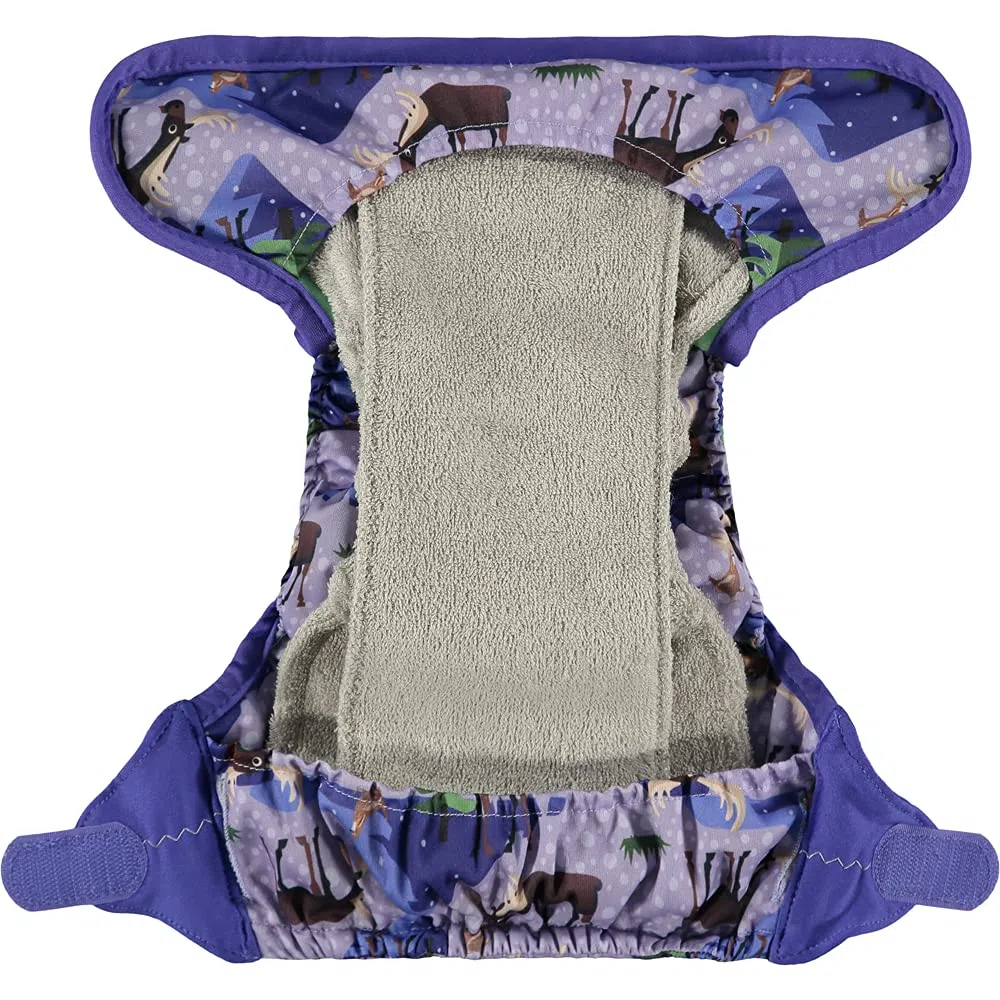 Close Pop-In Pañal de Tela Lavable Reutilizable Bambú talla Única Adaptable hasta 16kg, Unisex, Moose