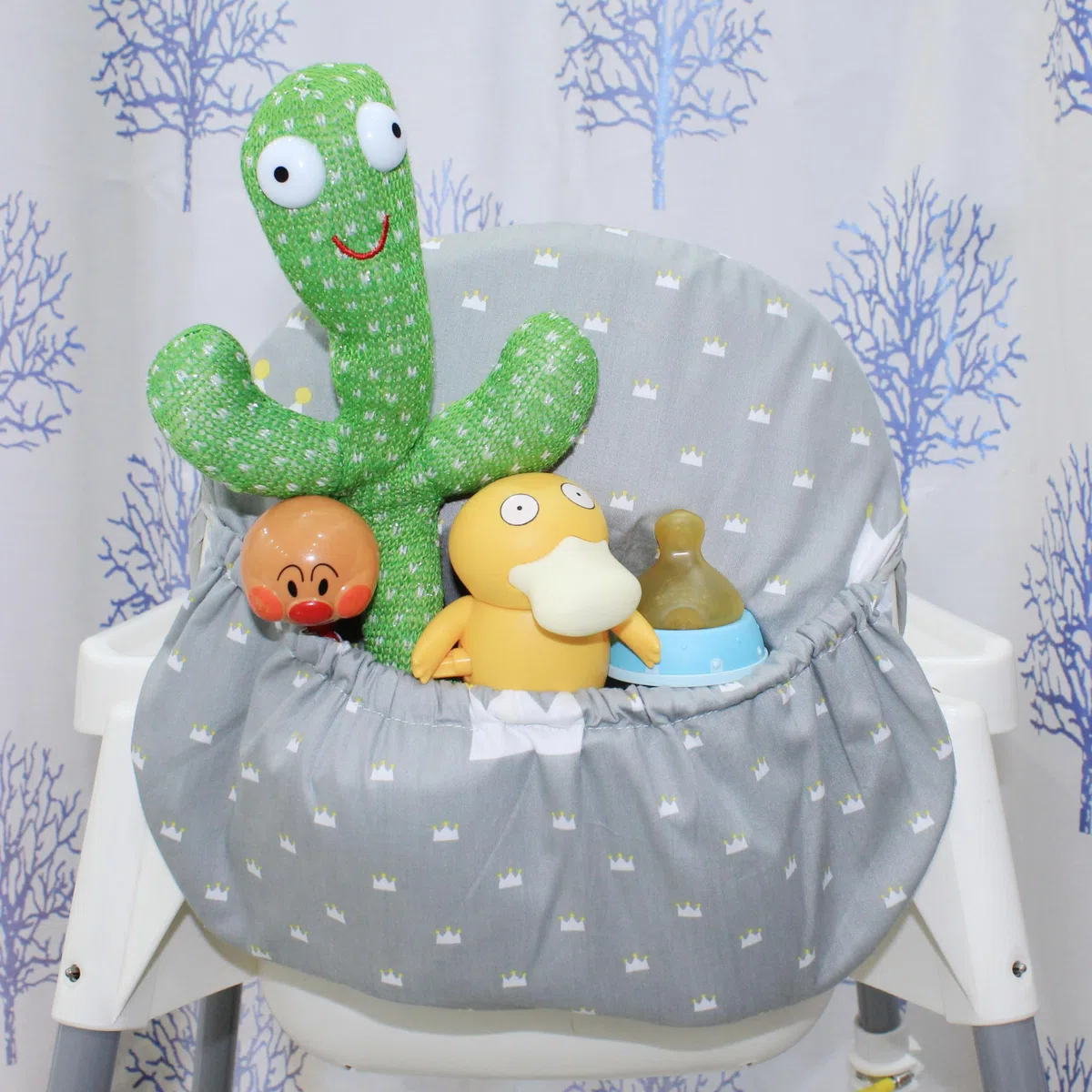 ZARPMA Fundas de Asiento compatibles con Antilop para Trona, Vienen con Bolsa de Almacenamiento, cojín Lavable para Silla Alta de bebé de algodón Acolchado para Silla Infantil