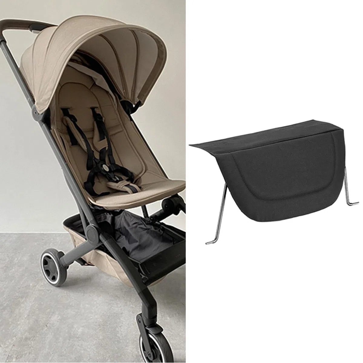 Reposapiés Extendido para Cochecito AER+/AER – Soporte Ajustable y Plegable – Mejora la Comodidad del Bebé – Materiales Suaves y Resistentes – Fácil Instalación
