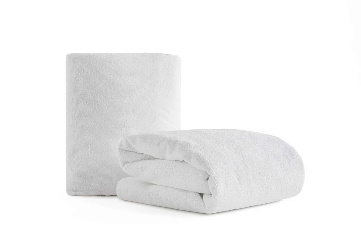 Pack de 2 Unidades de 60x120 cm. Protector de colchón Impermeable para Cuna de bebé. Tejido de Rizo Absorbente, Transpirable y Antibacteriano. (Pack 2 Unidades - 60x120 cm)
