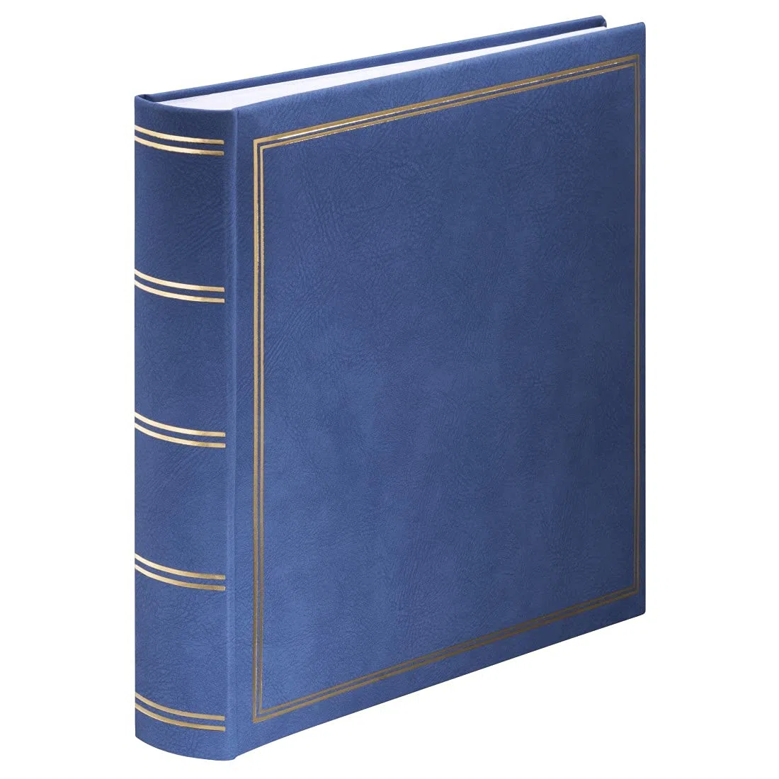 Hama | Álbum de Fotos para pegar y escribir (Álbum de fotografía de 10 x 15 cm, tamaño 30x30cm, con 80 hojas, papel cristal protector, fotos de 10x15 cm máximo 320 fotos) Color Azul