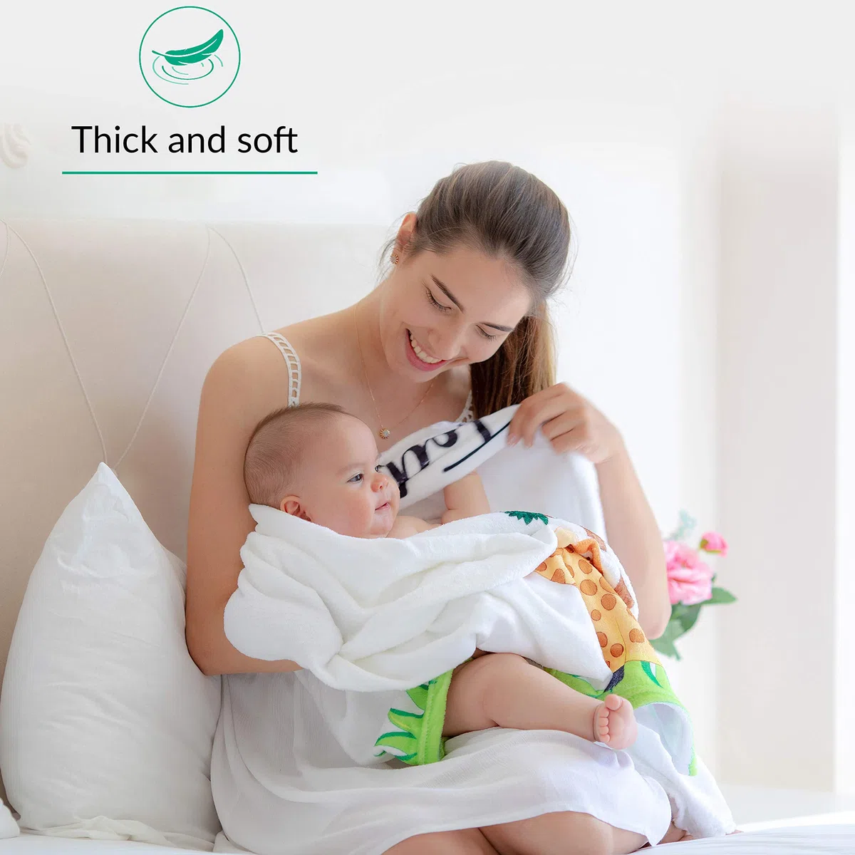 ODOXIA Manta Mensual De Hito para Bebé, Unisex | Manta Mensual De Bebé para Fotos | Regalos Personalizados para Futuras Mamás | Registra Su Edad Y Crecimiento | Suave, Gruesa Y Grande