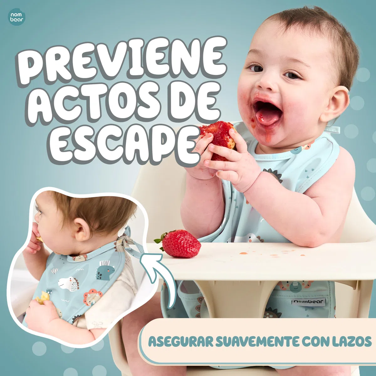 Baberos Bebe Impermeables - Baberos Impermeables para Bebés de 6 a 12 Meses, Babete Impermeável Bebe, Babero para Comida de Bebé, Delantal para Bebé, Paquete de 2