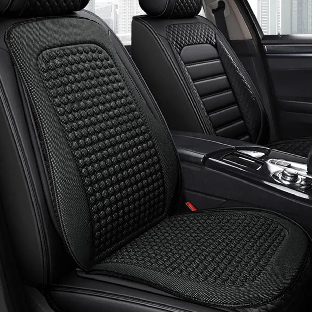 Funda De Asiento De Coche Refrescante, Funda De Cojín Ventilada Y Refrescante, Cojines De Aire Transpirables Para Asientos Delanteros De SUV, Coches Y Camiones, Funda De Asiento De Coche Refrescante