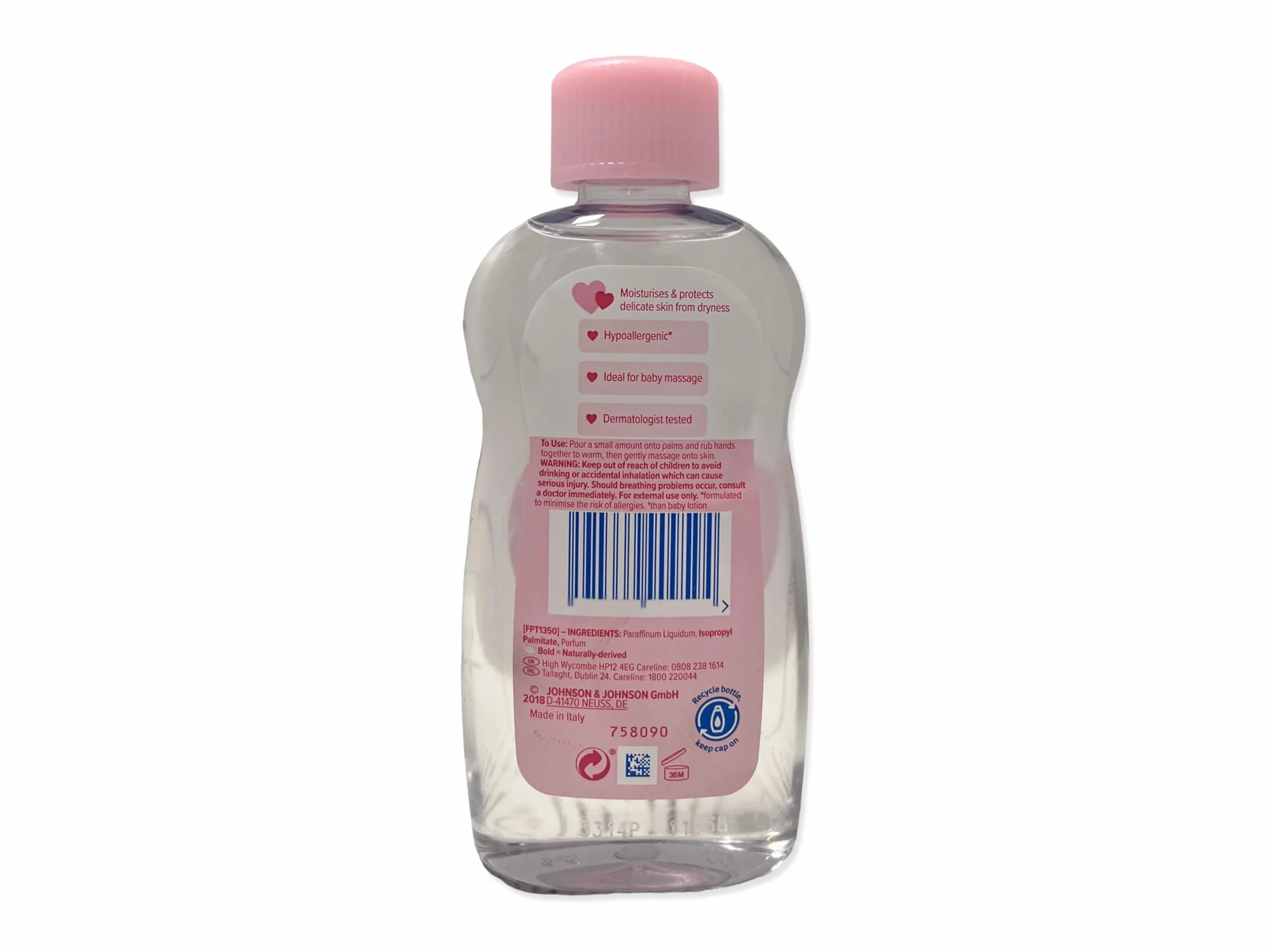 Johnson 's Baby – Aceite 200 ml (Pack de 6)