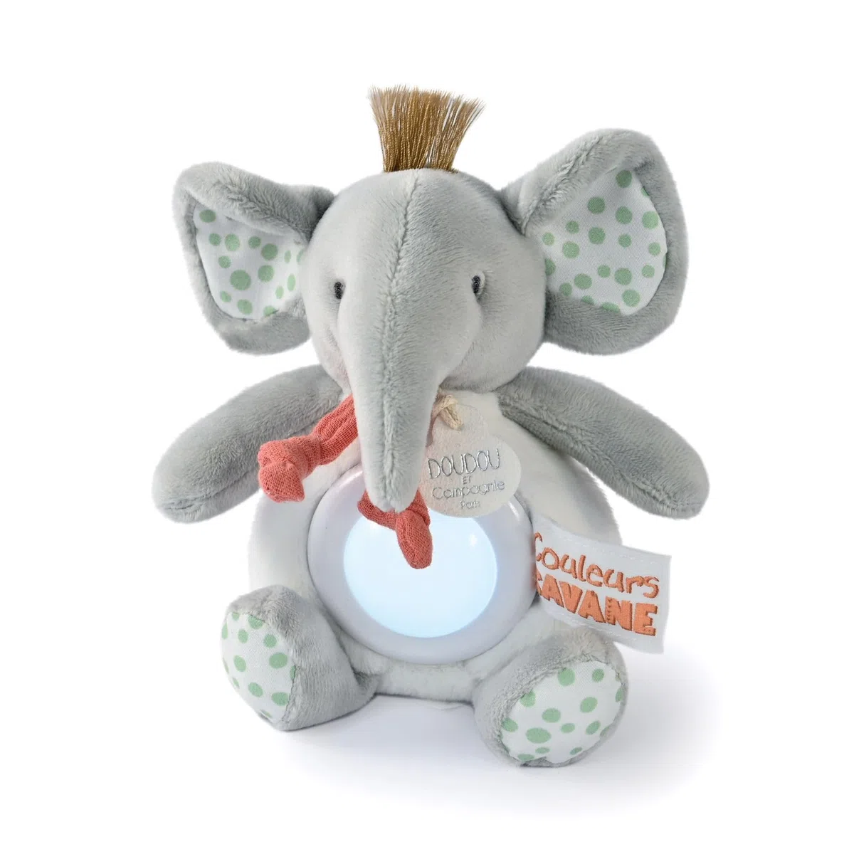 Doudou et Compagnie DC4080 - Luz Nocturna de Elefante, 15 cm, Regalo de Nacimiento