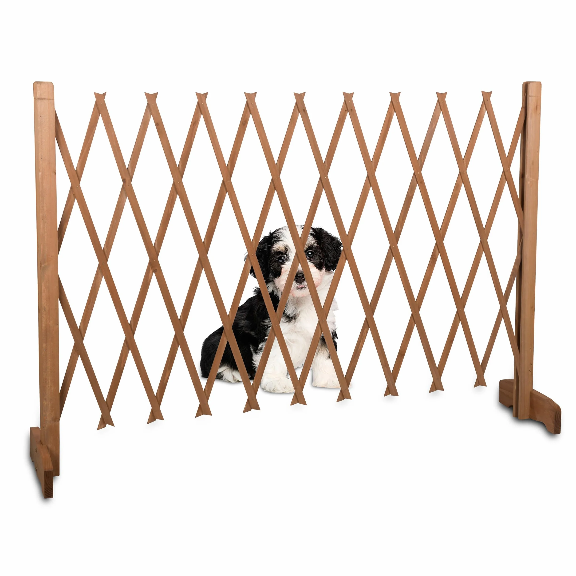 MaxxPro Barrier Puerta de seguridad para perro extensible, ancho 30-117 cm, altura 90 cm