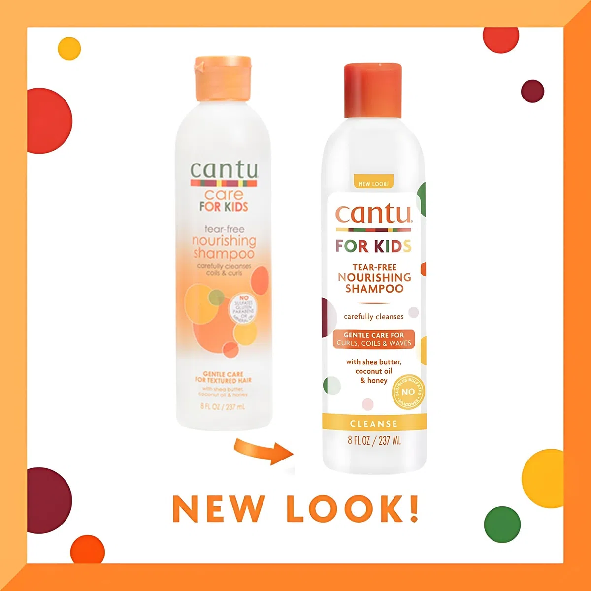 Cantu Cuidado para los Niños Suave Cuidar Texturizado Champú para Cabello+Acondicionador+Acondicionador sin Aclarado Juego de 3