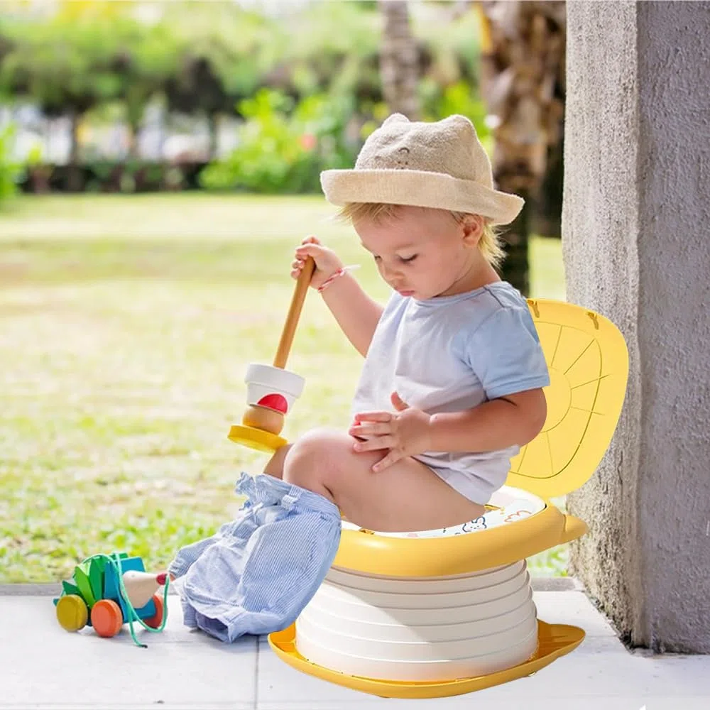 Orinal Portátil Plegable para Niños, Asiento de Inodoro Infantil Portátil, Bebé Orinal Portatil Asiento,Inodoro Portátil para Niños