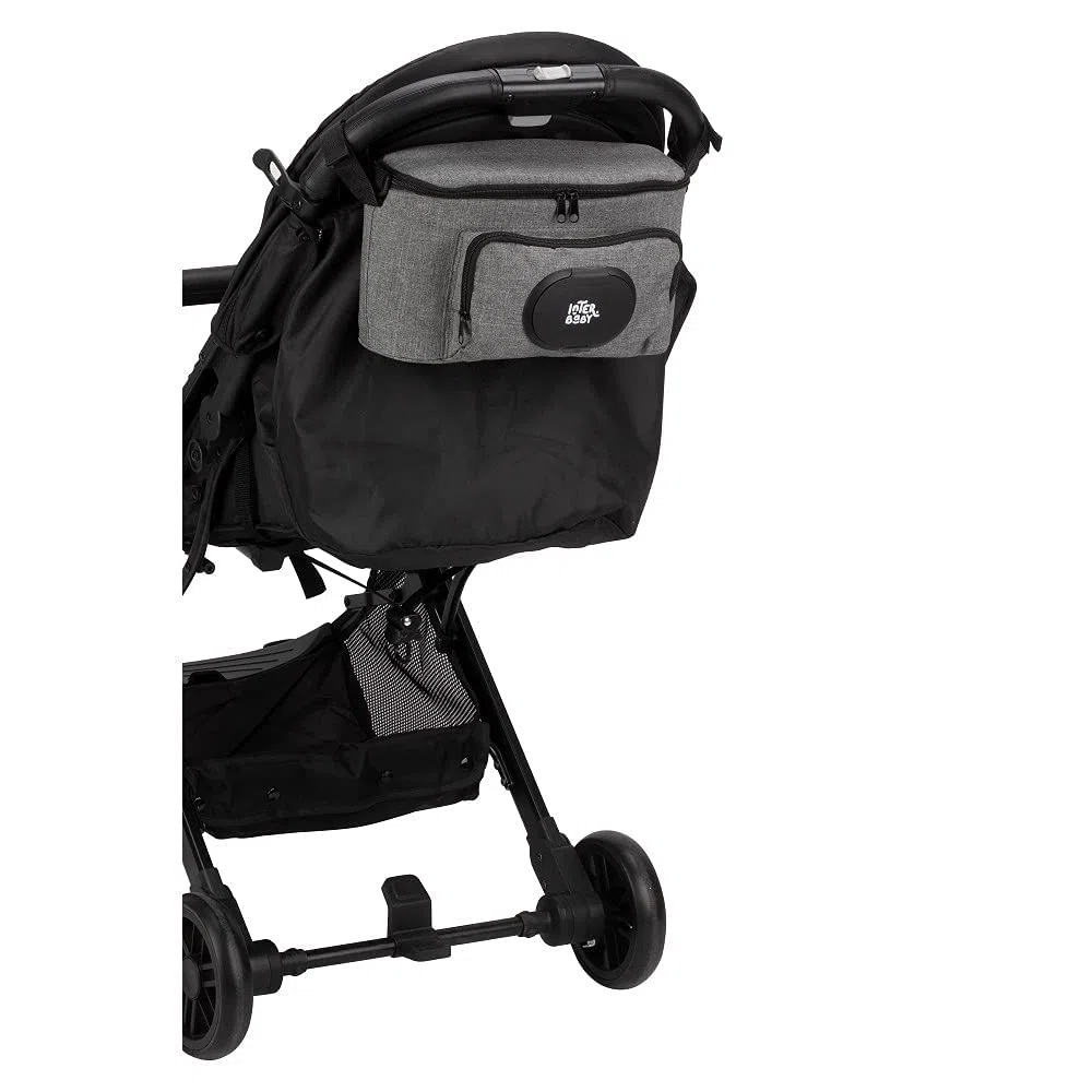Bolsa Organizadora para silla de paseo o carro de bebé Universal compacto y ligero (Gris)