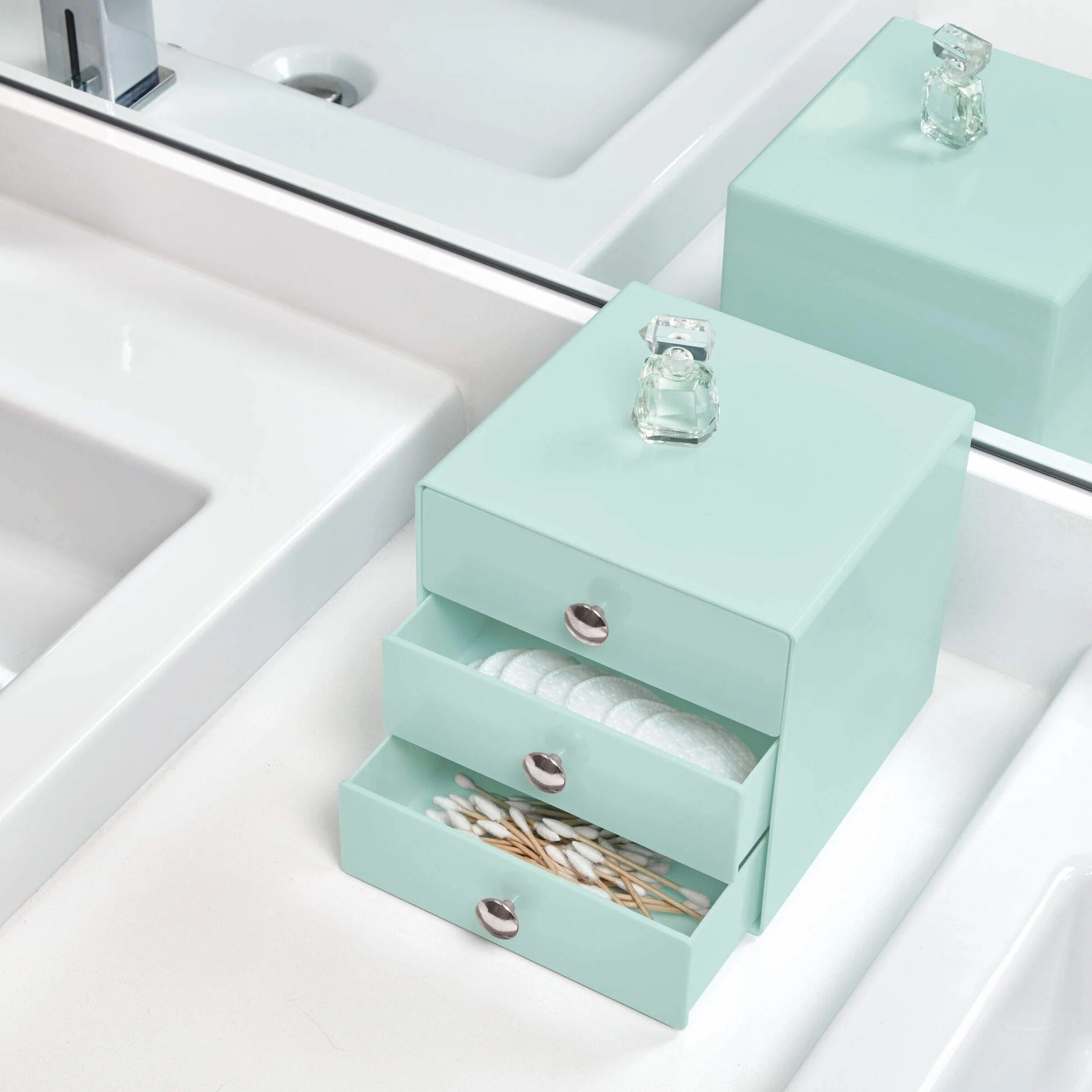 iDesign Organizador de 3 Cajones Menta