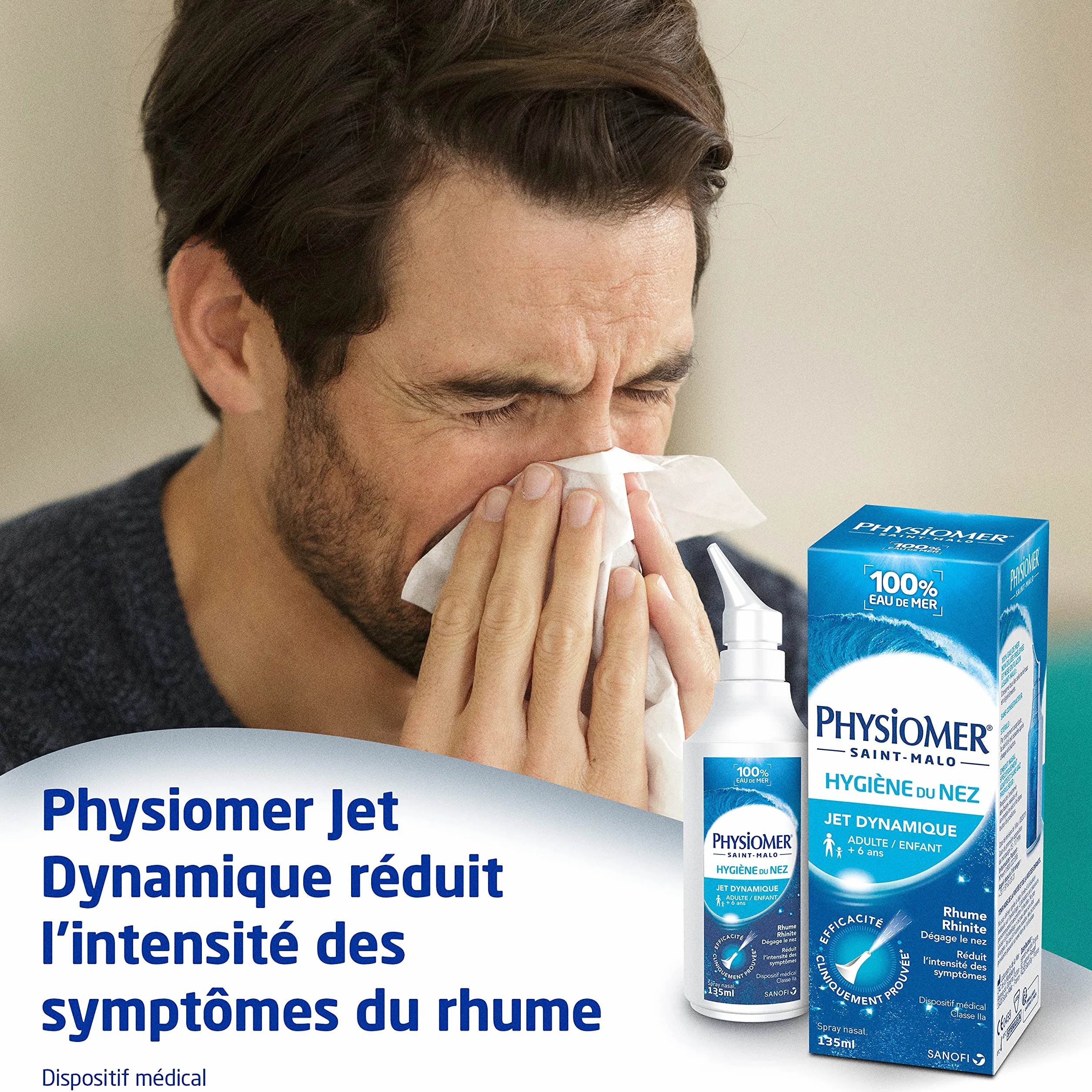 Physiomer Nasal Hygiene Dynamic Jet 2 x 135ml by Physiomer