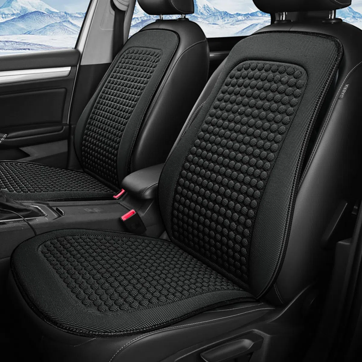 Funda De Asiento De Coche Refrescante, Funda De Cojín Ventilada Y Refrescante, Cojines De Aire Transpirables Para Asientos Delanteros De SUV, Coches Y Camiones, Funda De Asiento De Coche Refrescante