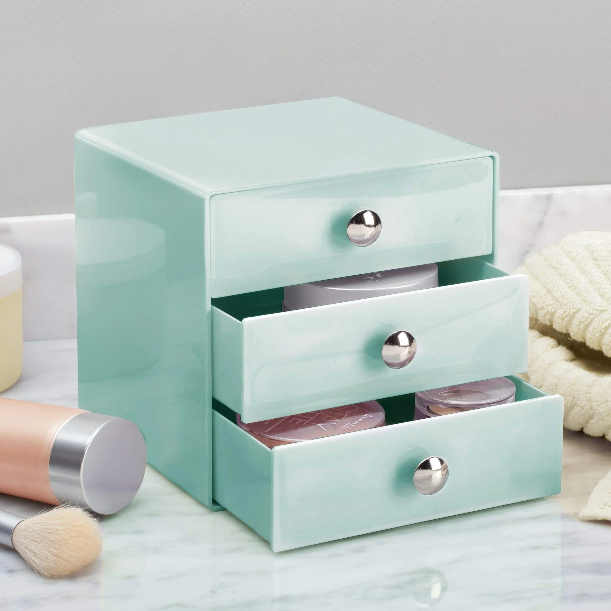 iDesign Organizador de 3 Cajones Menta