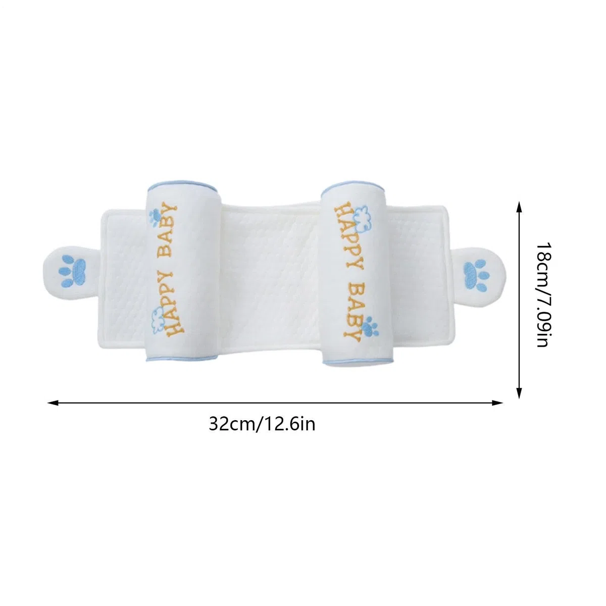 Almohada para niños, cojín suave y lavable para el cuello, cómoda almohada para reposar la cabeza, soporte duradero para el asiento del coche, cochecito, uso en la siesta en casa